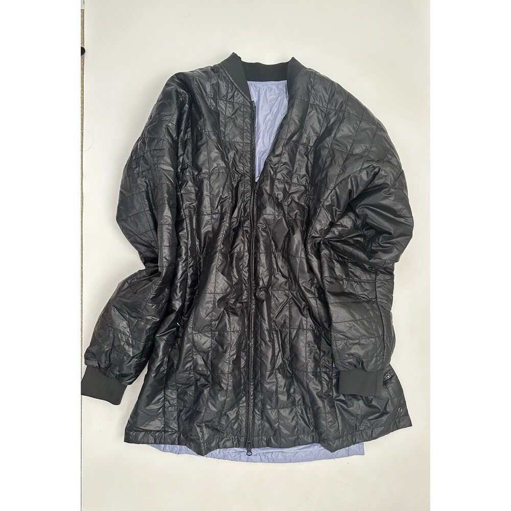 Cotopaxi Mens Kusa Reversible Parka Coat Sz M Black Llama Fiber Blend